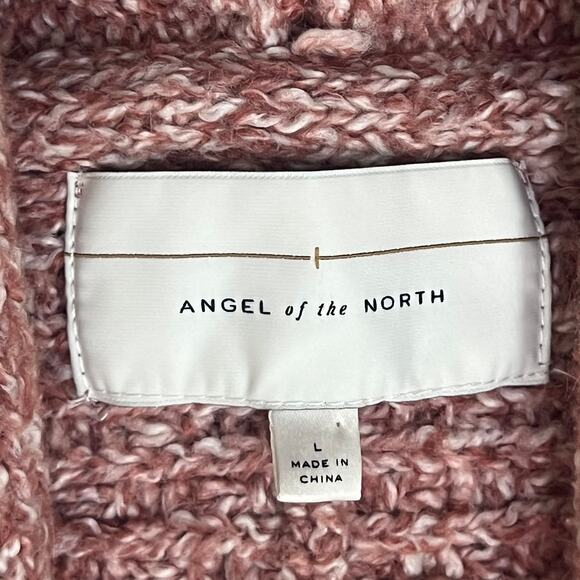 Anthropologie Angel of the North Size L Open Front Chauvet Cardigan Sweater - Picture 7 of 9
